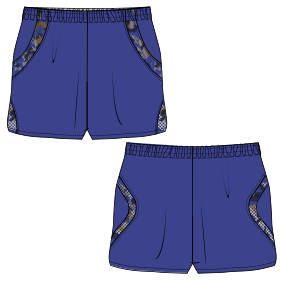 Moldes de confeccion para HOMBRES Shorts Short deportivo 7528